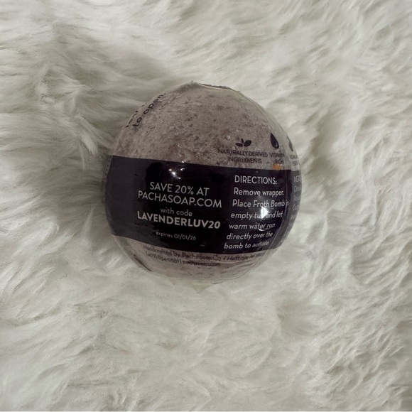 Pacha Soap Co. French Lavender Froth Bath Bombs - Picture 5 of 10